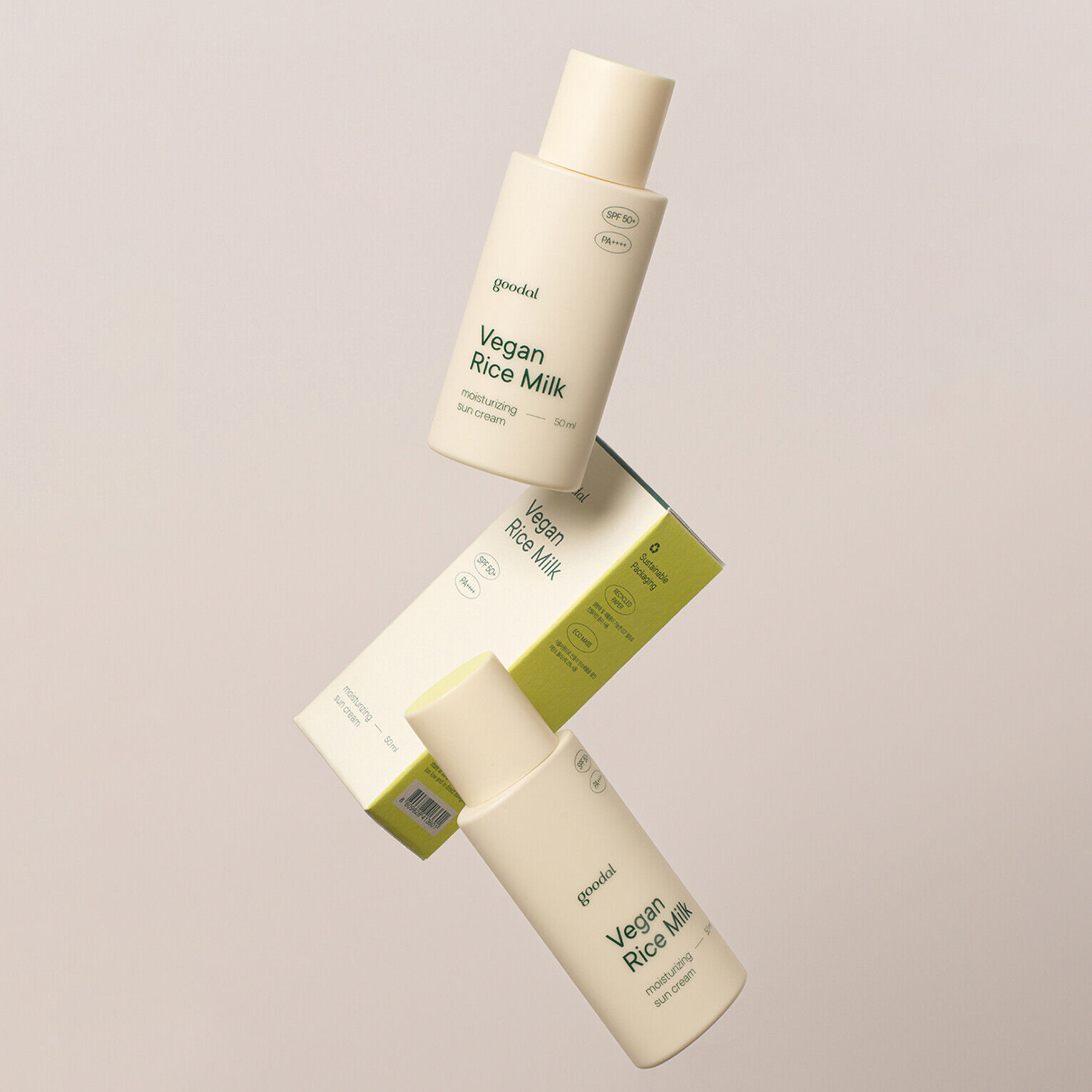 Goodal Vegan Rice Milk Moisturizing Sun Cream 50ml