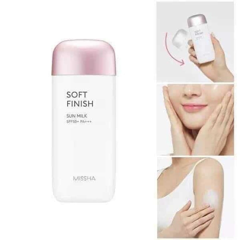 Missha All Around Safe Block Soft Finish Sun Milk EX SPF50+/PA+++ (70ml)