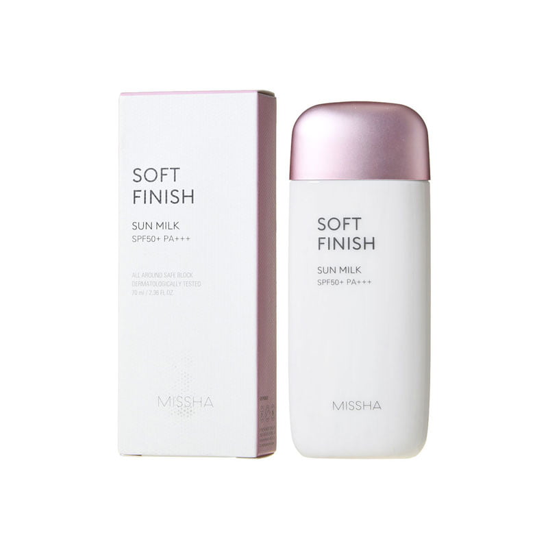 Missha All Around Safe Block Soft Finish Sun Milk EX SPF50+/PA+++ (70ml)
