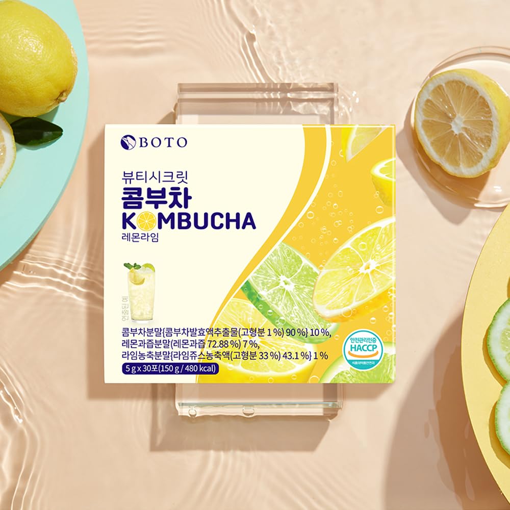 BOTO Beauty Secret Kombucha Lemon Lime 5g X 30 packs