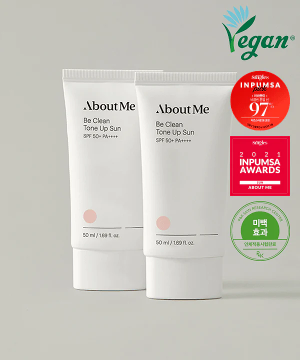 About Me Be Clean Tone Up Sun SPF50+ PA++++ 50ml