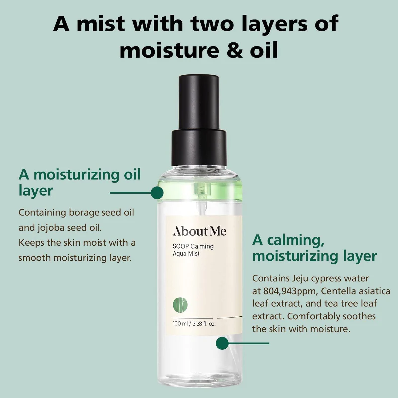 About Me SOOP Calming Aqua Mist 100ml