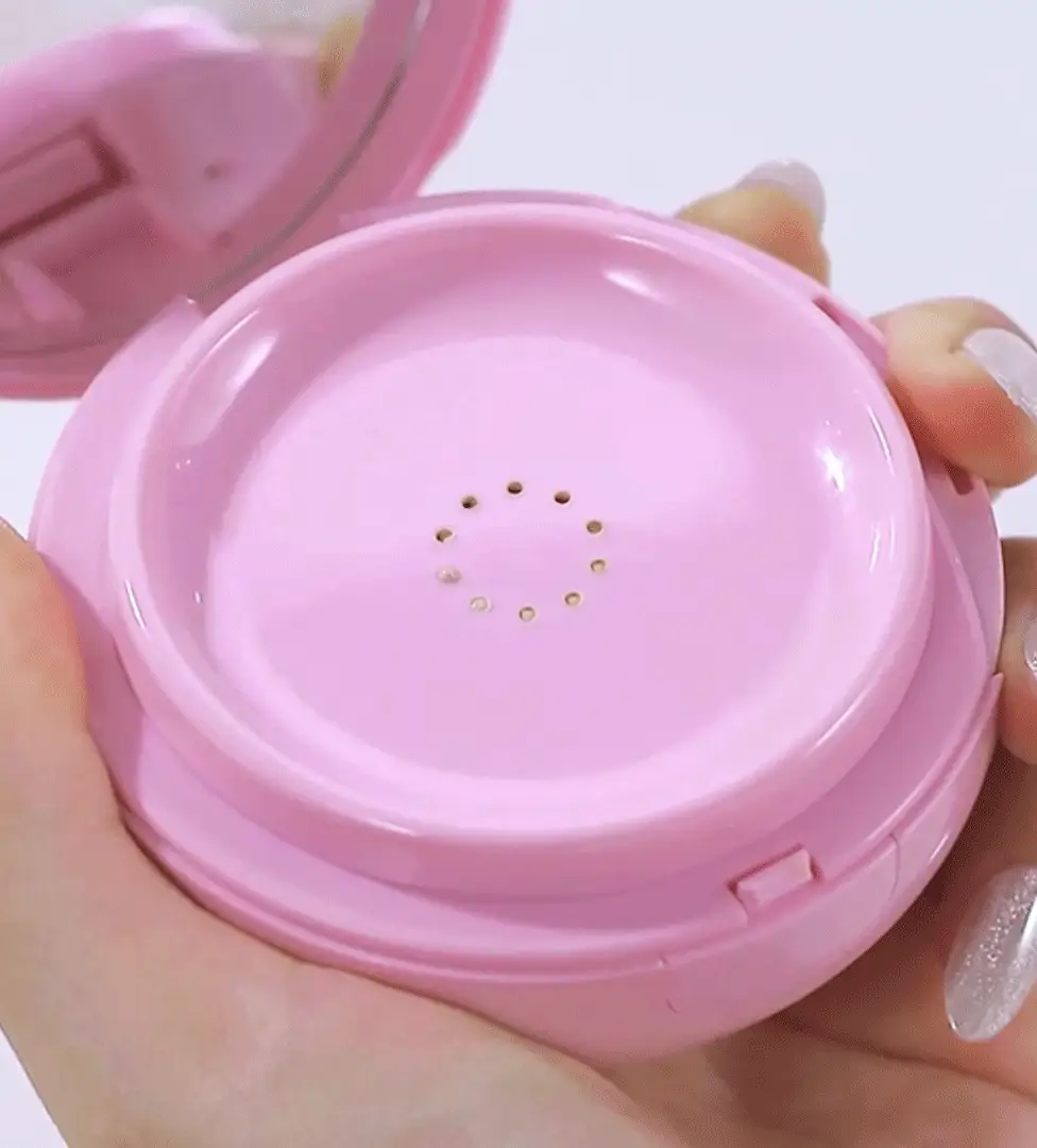 UNLEASHIA Don't Touch Glass Pink Cushion