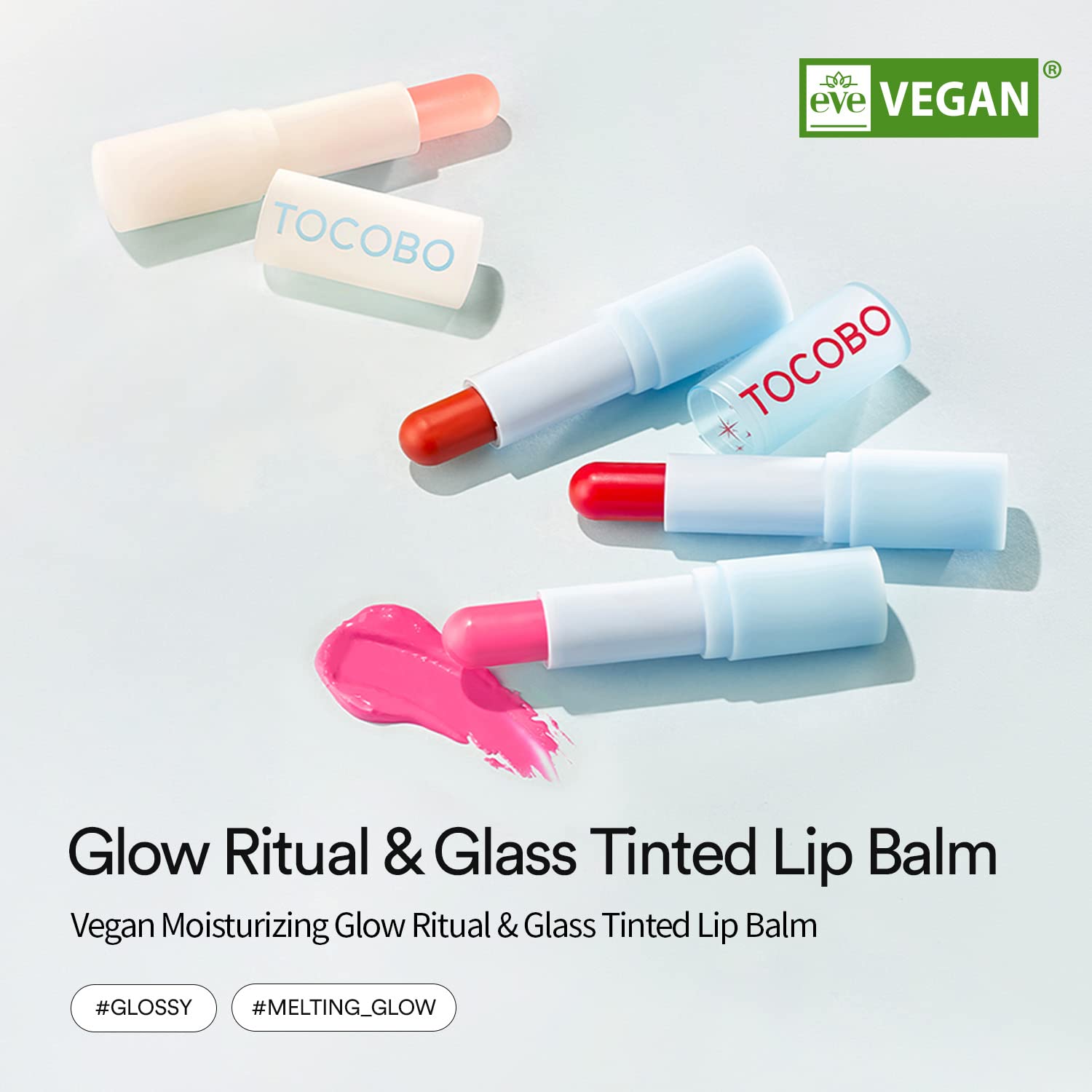 TOCOBO Glass Tinted Lip Balm - 3 colors