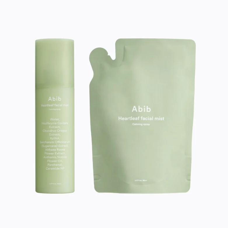  Abib Heartleaf Facial Mist Calming Spray 150ml + refill 150ml