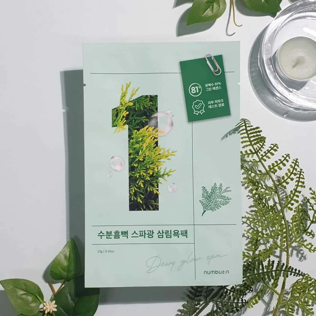 Numbuzin No.1 Dewy Glow Spa Sheet Mask 4EA