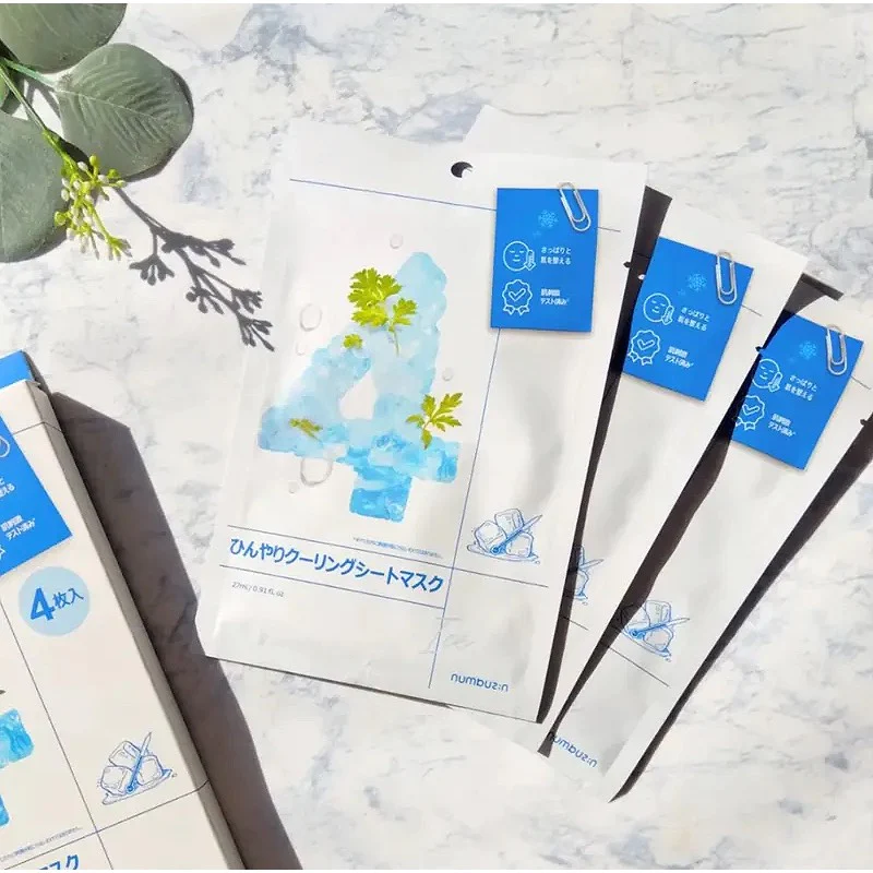 Numbuzin No.4 Icy Soothing Sheet Mask 4ea