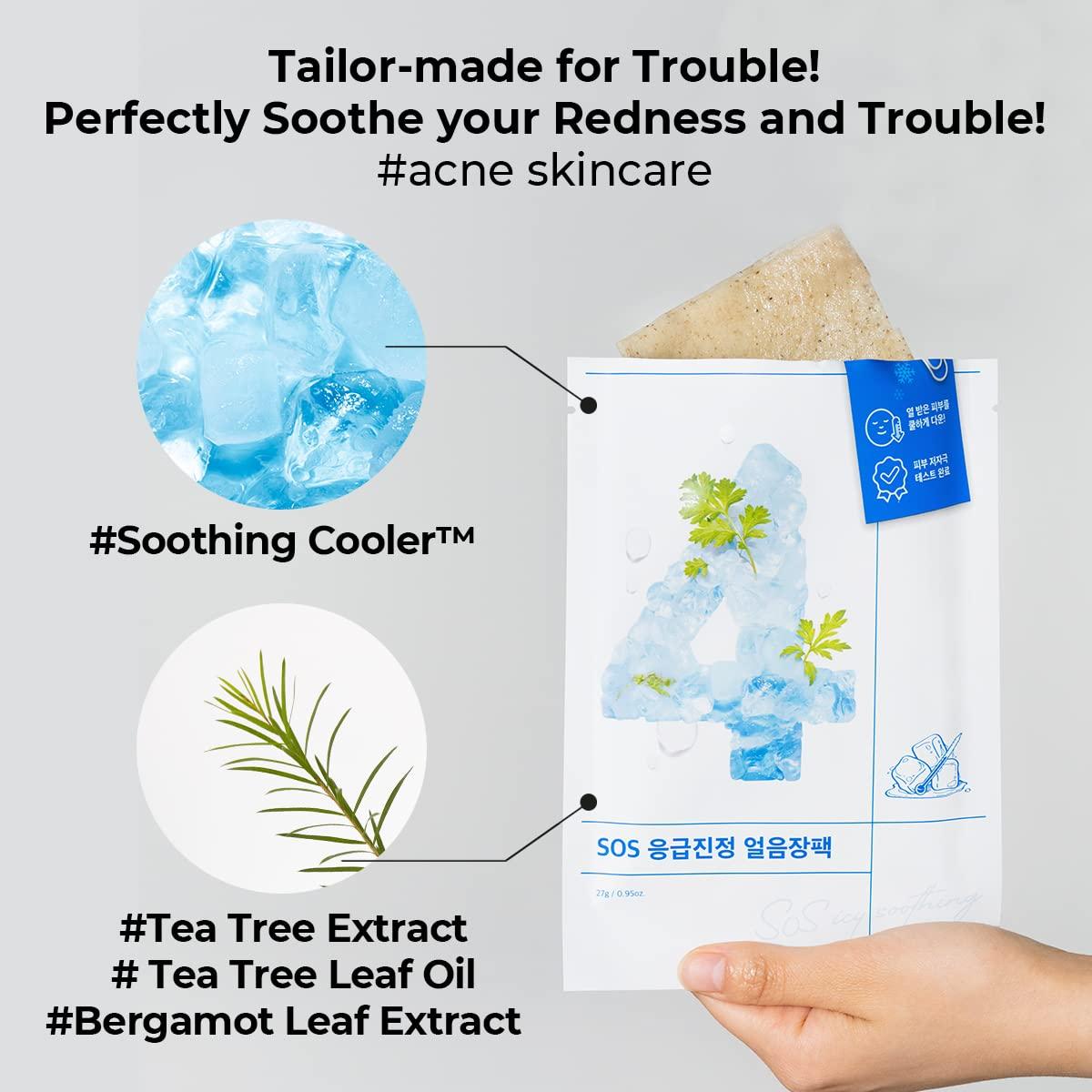 Numbuzin No.4 Icy Soothing Sheet Mask 4ea