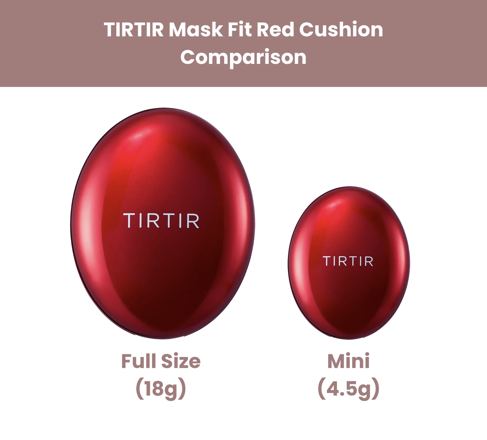 TirTir *mini* Mask Fit Red Cushion (3 colors) 