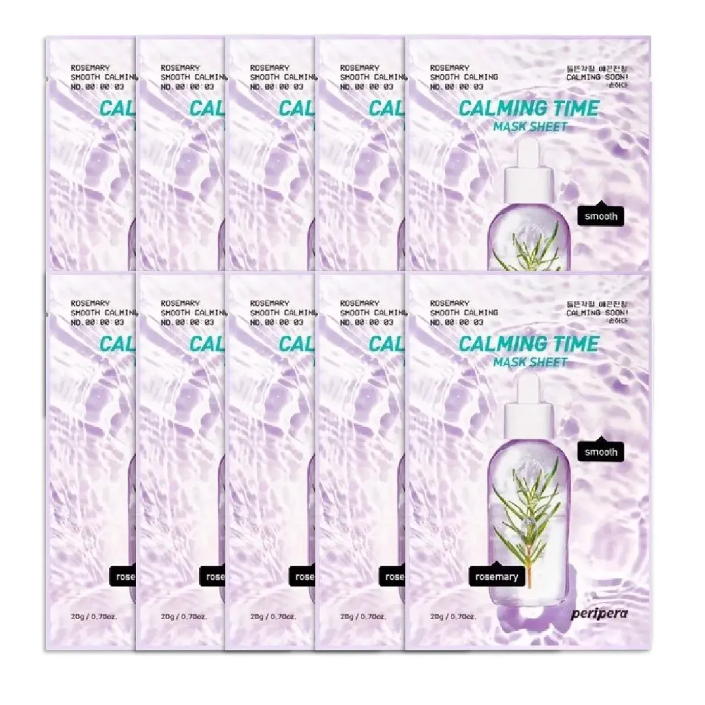 Peripera Calming Time Mask Sheet (10masks)