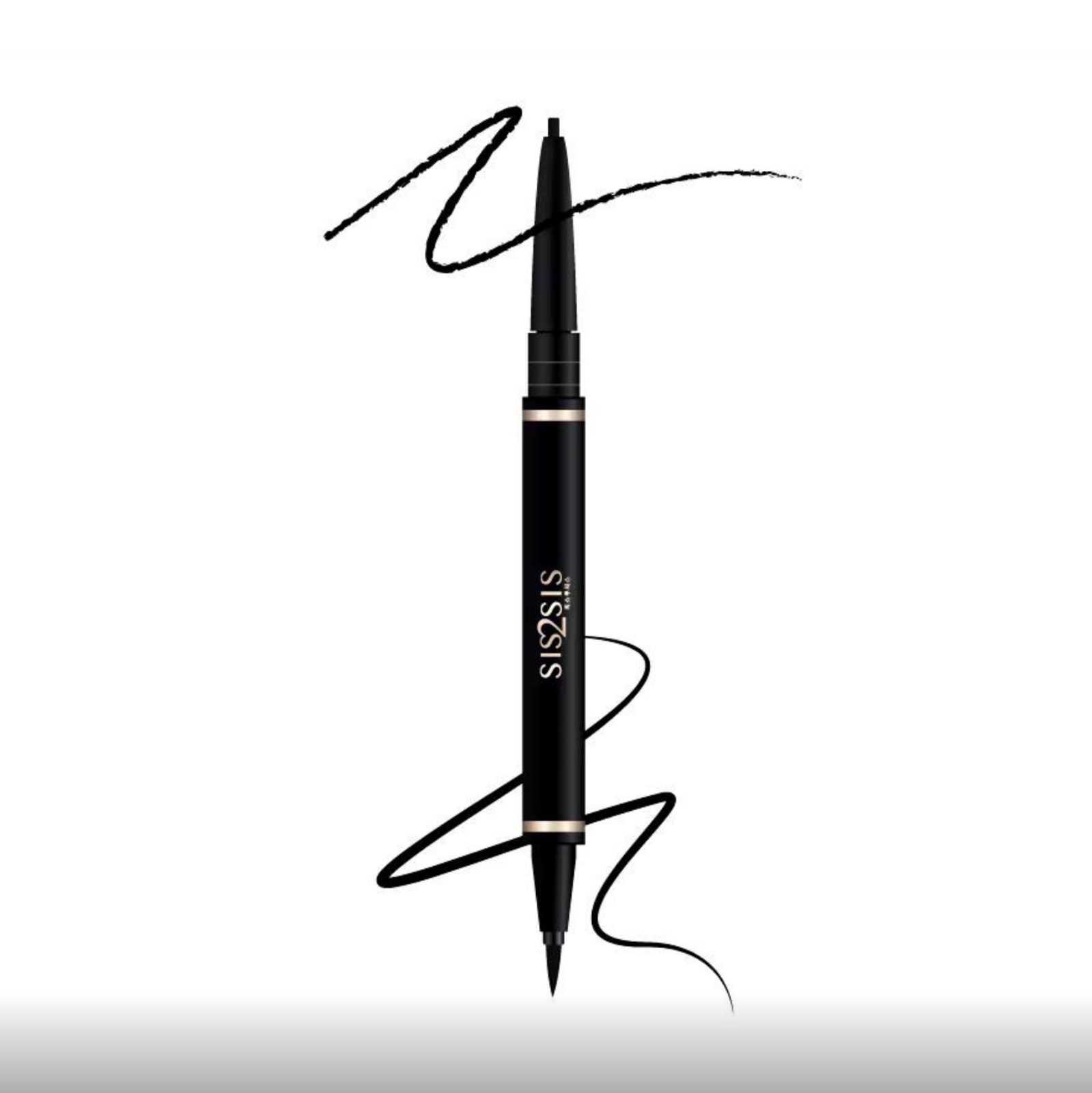 Sis2Sis 2in1 Big Eye Liner Midnight 0.45g. Midnight Black