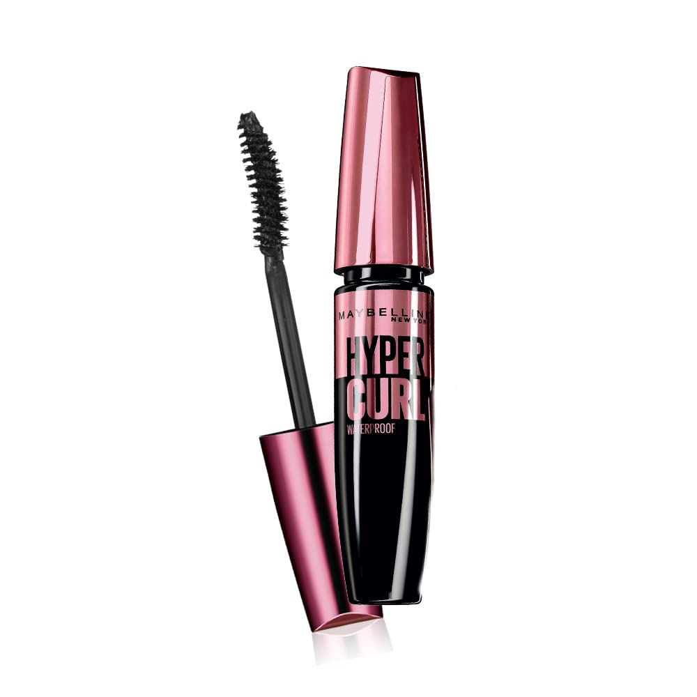 Maybelline New York Mascara, Curls Lashes, Highly Pigmented Colour, Long-lasting, Waterproof, Hypercurl , very black, 9.2ml
