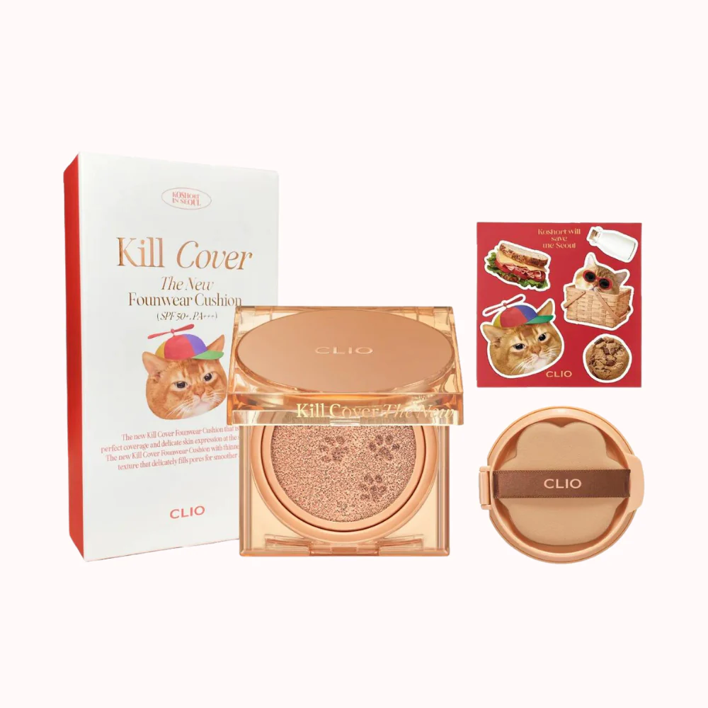 Clio Kill Cover The New Founwear Cushion Set Koshort In Seoul Limited Edition + Refill
