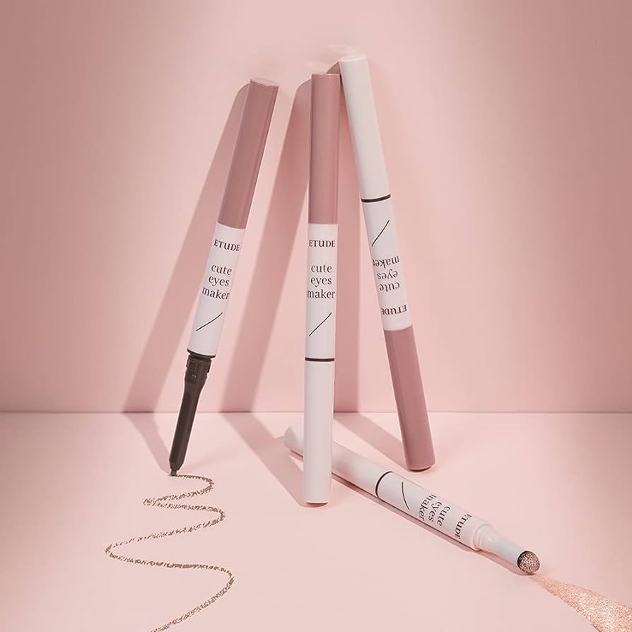 Etude Official Cute Eyes Maker Peach Nude / Tear Bag Liner