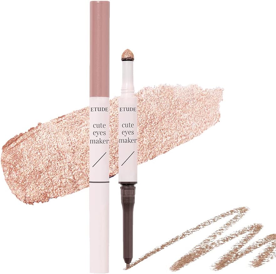 Etude Official Cute Eyes Maker Peach Nude / Tear Bag Liner