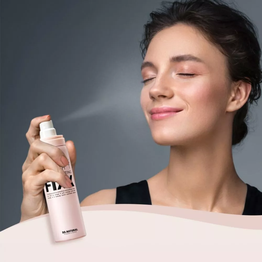 SO NATURAL ALL DAY TIGHT MAKE UP SETTING FIXER - Mist-type Spray