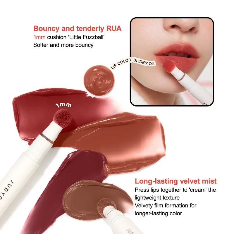 JUDYDOLL Lip Powder Cream Air Cushion Lip Cream Matte 