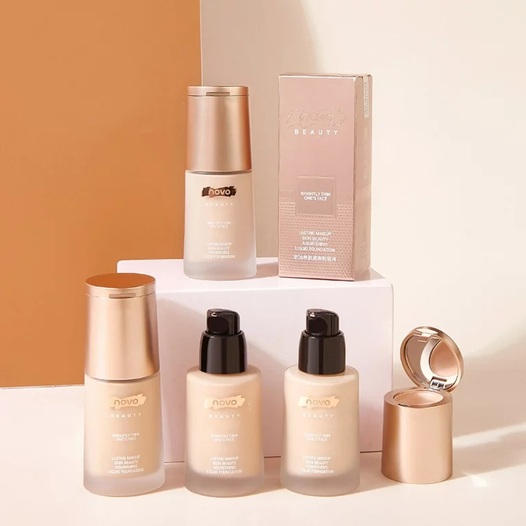 NOVO - 2 in 1 Nourishing Concealer + Liquid Foundation - 2 Colours