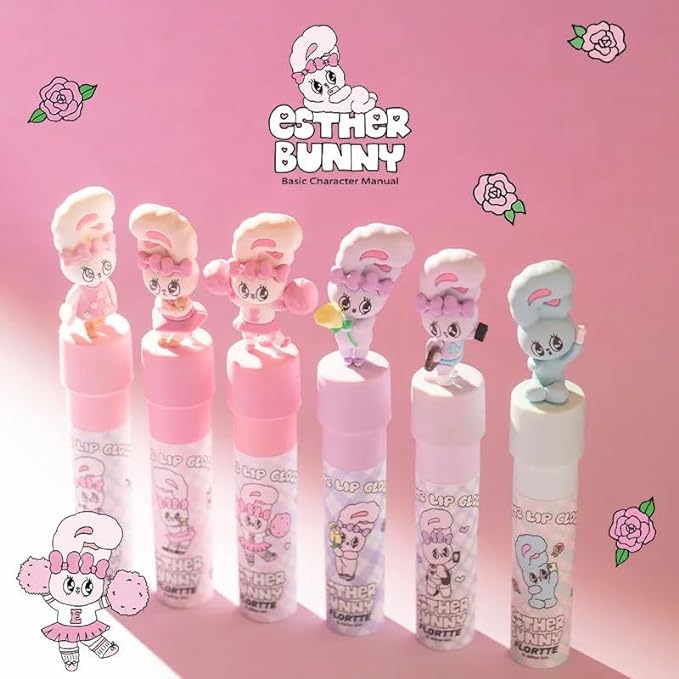 FLORTTE ESTHER BUNNY MATTE LIP GLOSS - 3 Colors