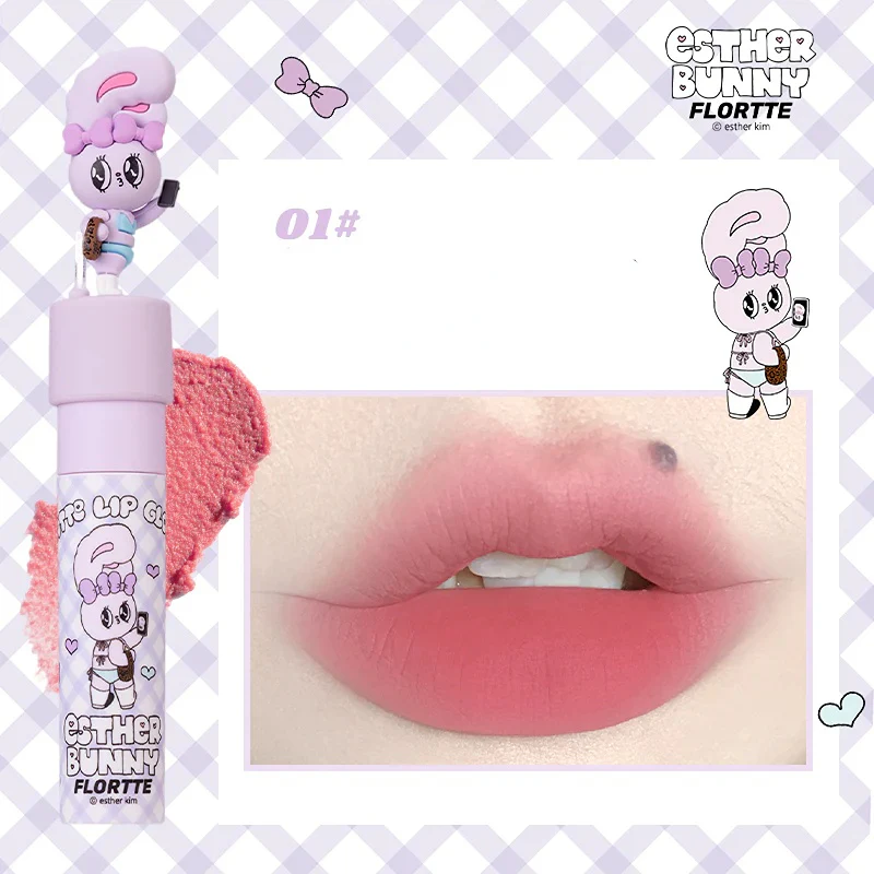 FLORTTE ESTHER BUNNY MATTE LIP GLOSS - 3 Colors