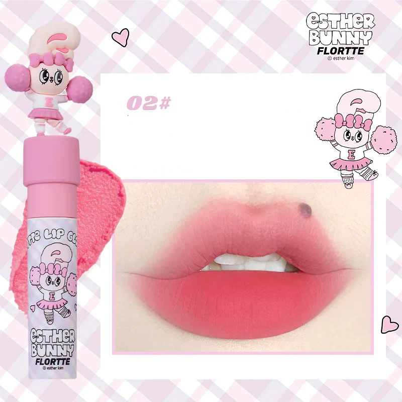 FLORTTE ESTHER BUNNY MATTE LIP GLOSS - 3 Colors