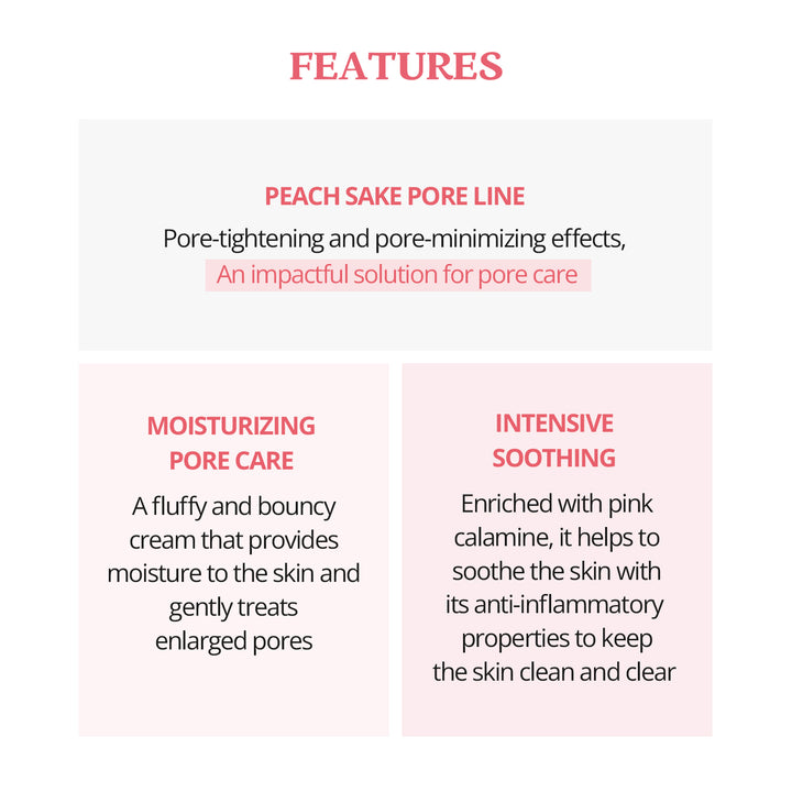 SKINFOOD Peach Sake Pore Cream 60ml