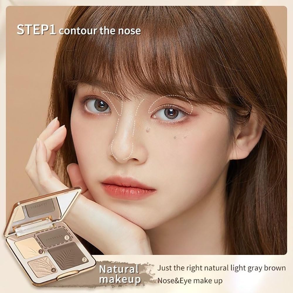 JUDYDOLL- 2 In 1 Highlighter Contour Palette