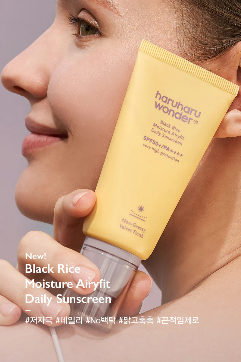 Haruharu Wonder Black Rice Moisture Airyfit Daily Sunscreen 50ml