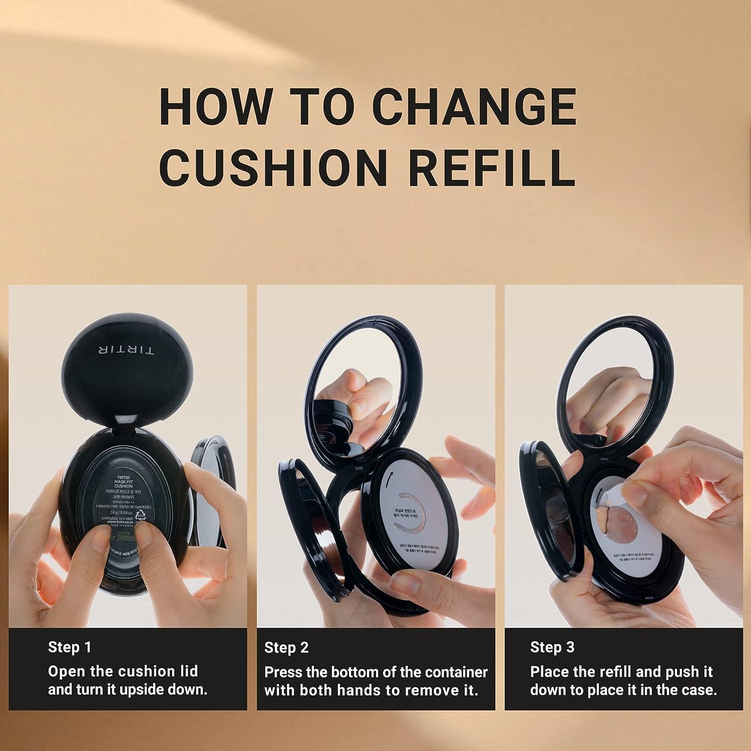 TIRTIR Mask Fit Black Cushion Foundation Refill 18g