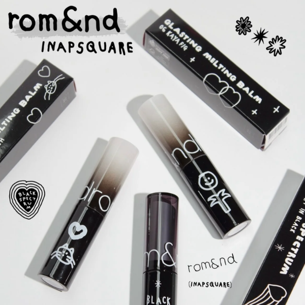 ROMAND Glasting Melting Balm 3.5g [ROMAND x INAPSQUARE BLACK]