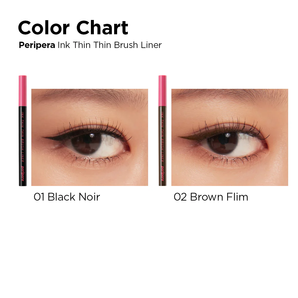 PERIPERA - Ink Thin Thin Brush Liner - 2 Colors