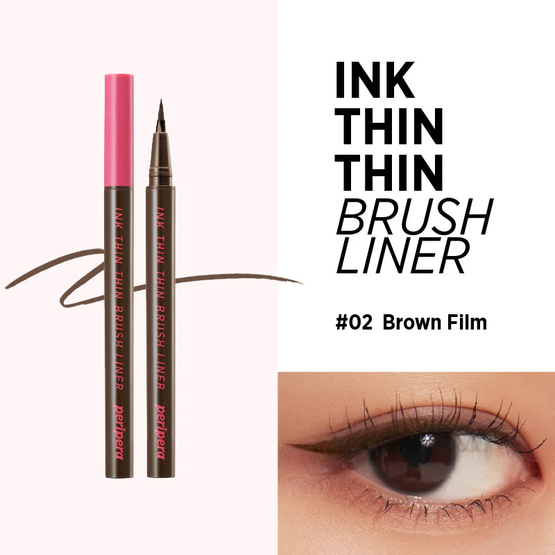 PERIPERA - Ink Thin Thin Brush Liner - 2 Colors