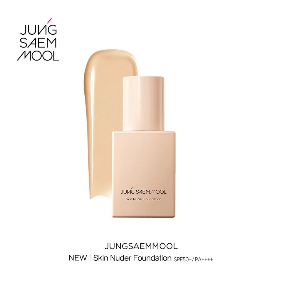JUNG SAEM MOOL - Skin Nuder Foundation(puff included)