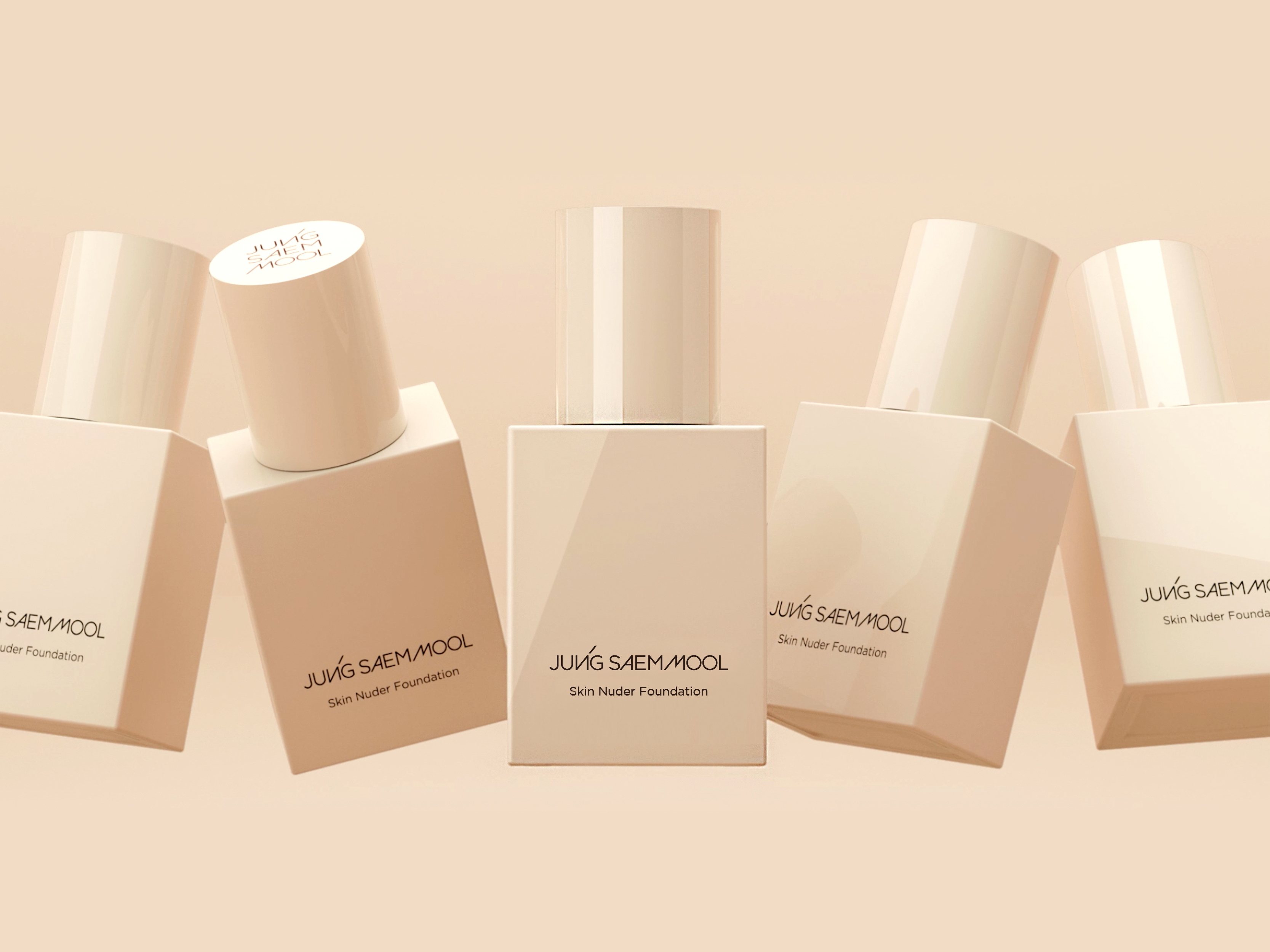 JUNG SAEM MOOL - Skin Nuder Foundation(puff included)