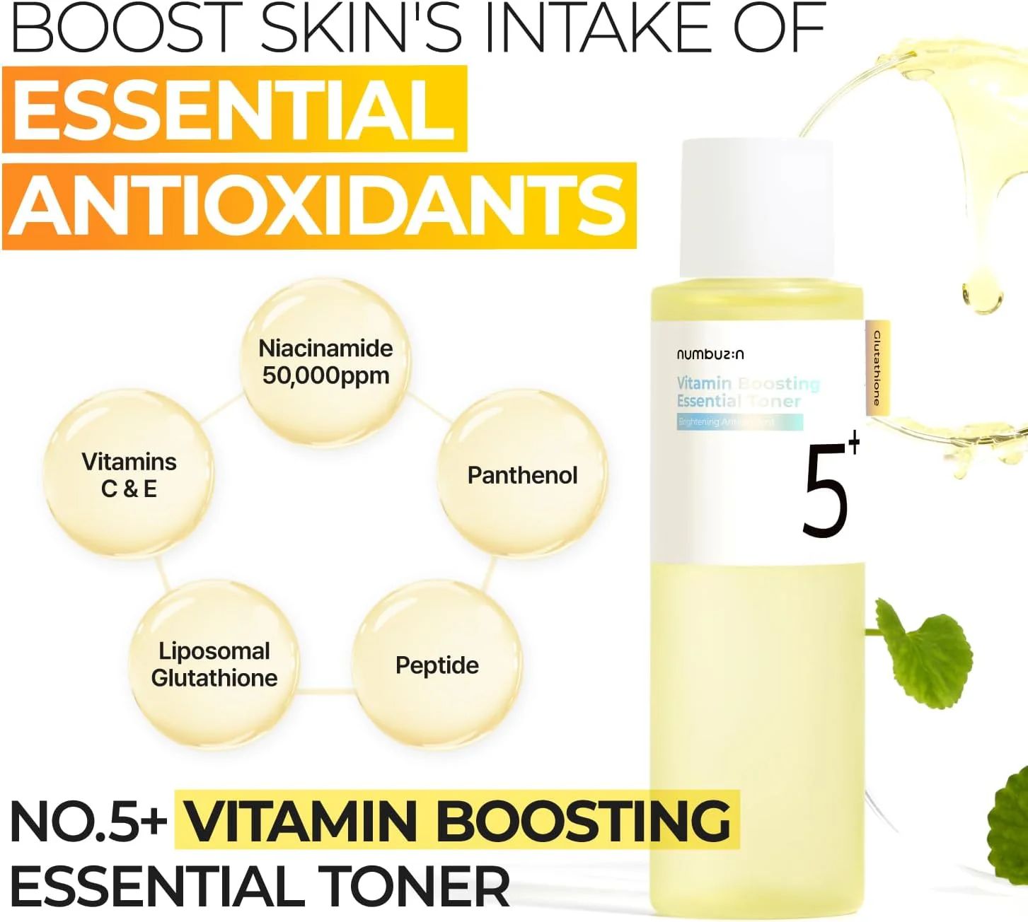 Numbuzin No.5 Vitamin Boosting Essence Toner 200ml