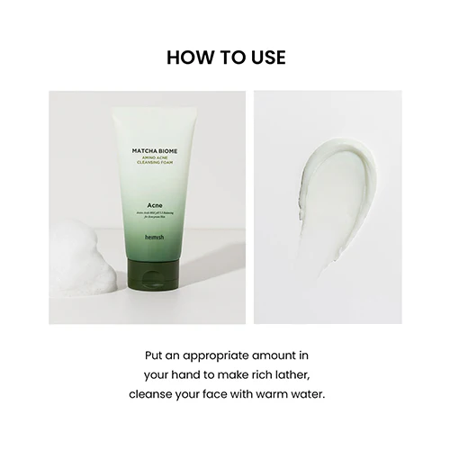 Heimish Matcha Biome Amino Acne Cleansing Foam 150ml