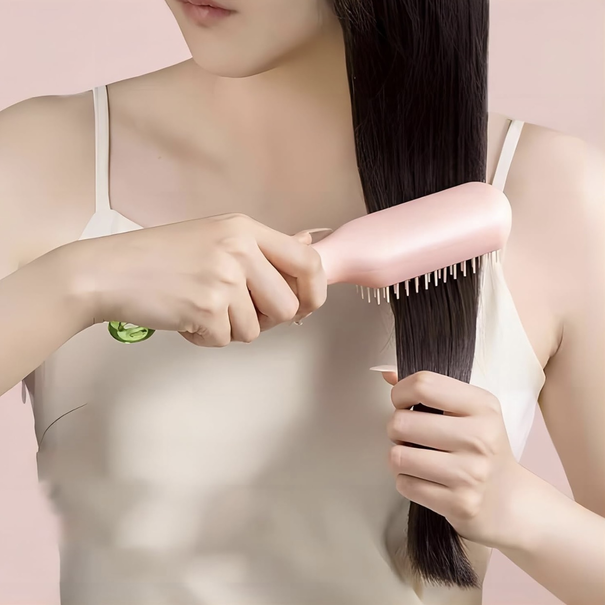 Retractable Hair Comb, Self Cleaning Hair Brush, Anti-Static Hair Comb, Anti Static Comb