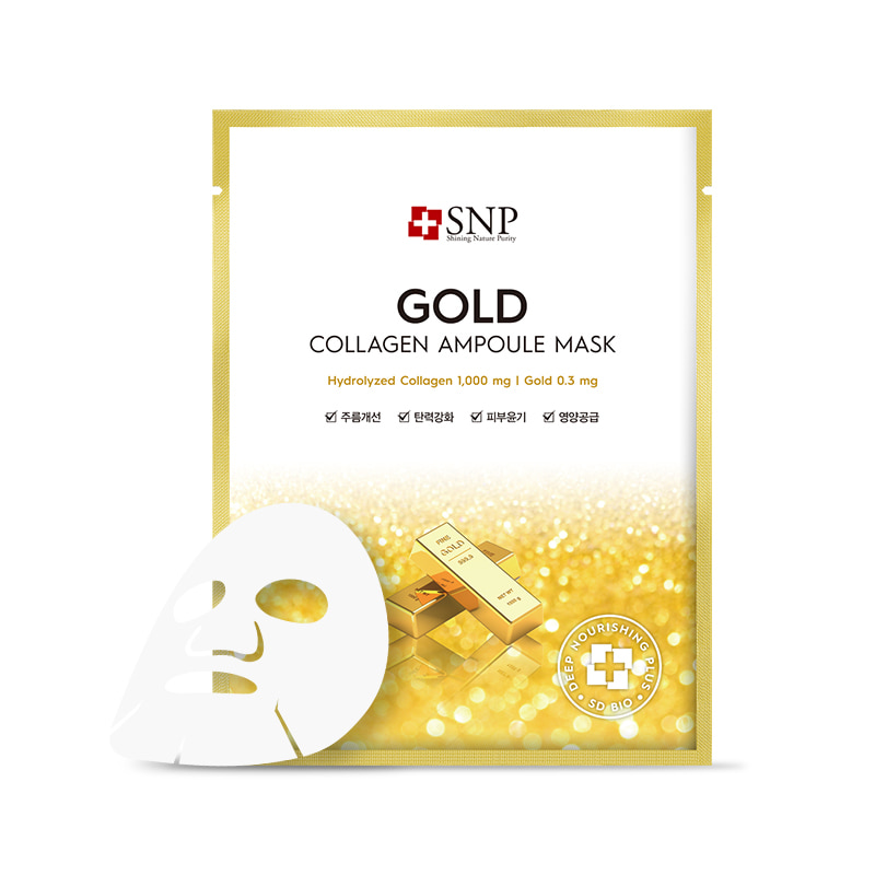 SNP Gold Collagen Ampoule Mask 10pc, 25ml