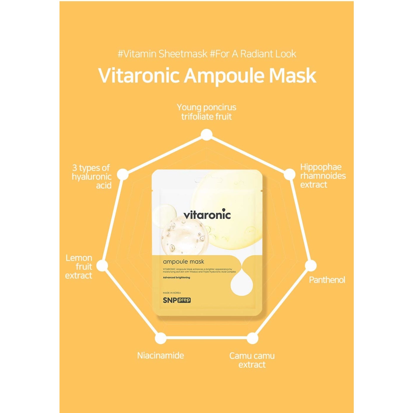 SNP prep- vitaronic ampoule mask
