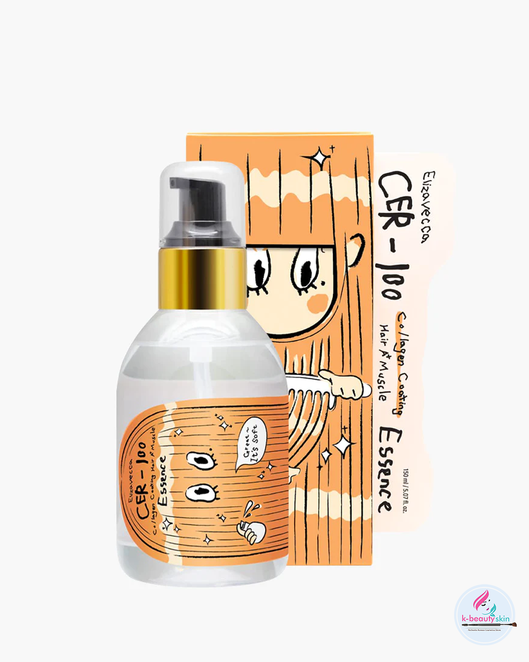 elizavecca cer-100 collagen coating hair a+ muscle essencen 150ml/5.07fl.oz.