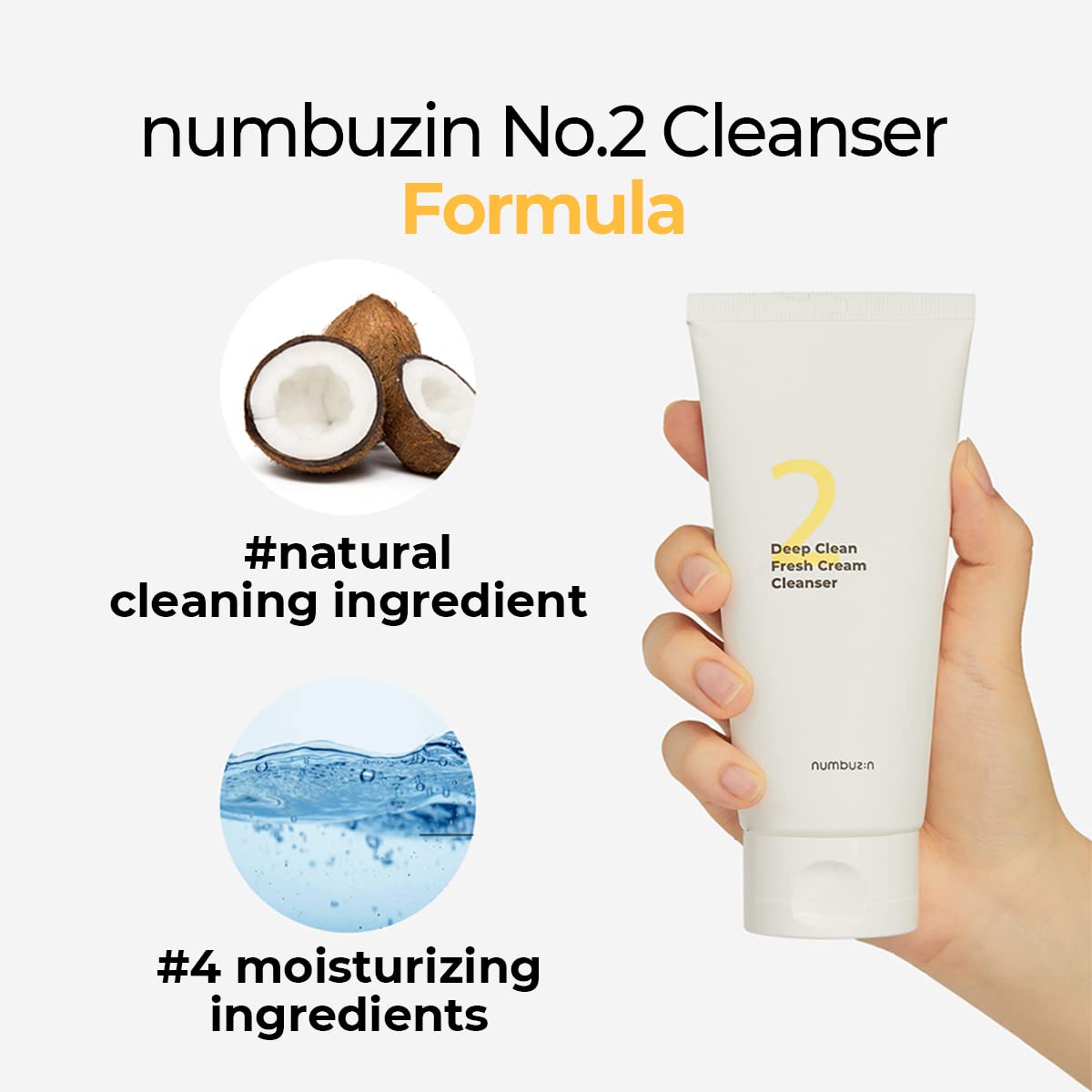 Numbuzin - No.2 Deep Clean Fresh Cream Cleanser