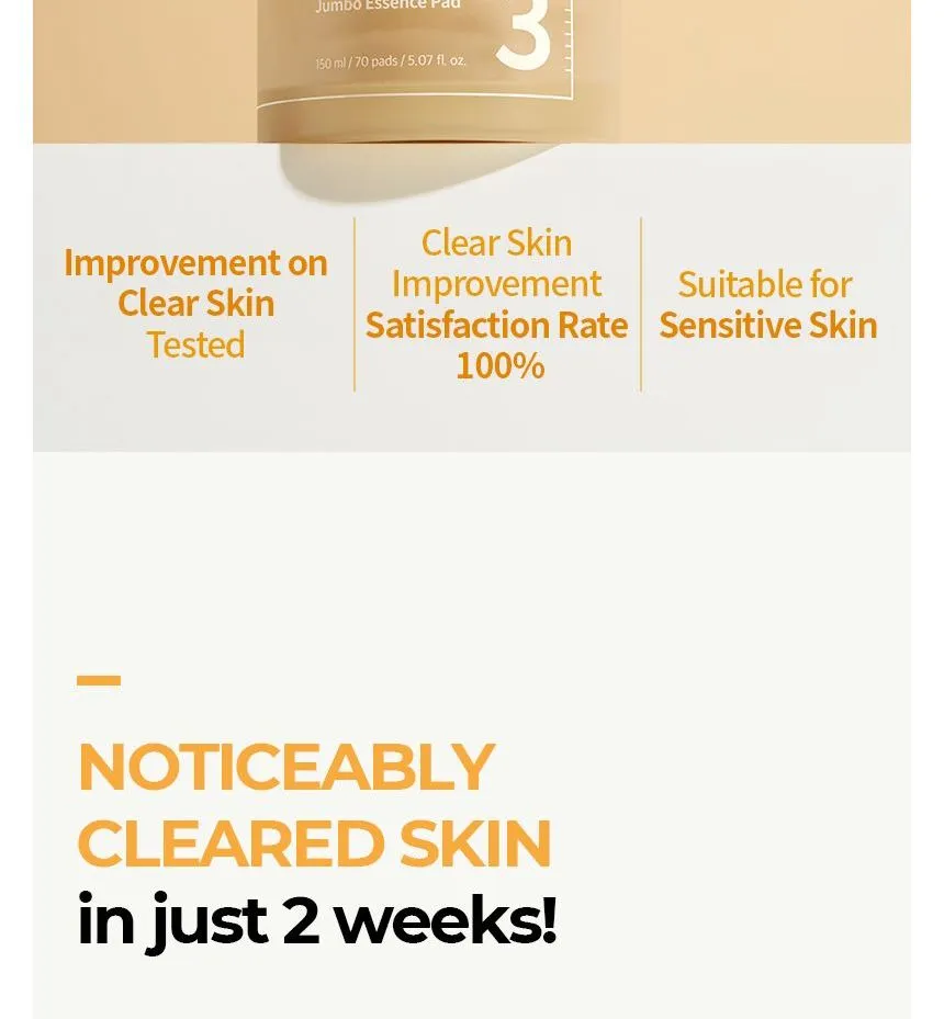 Numbuzin Radiance glowing jambo Essence pad 150,l/70pads/5.07 fl.oz
