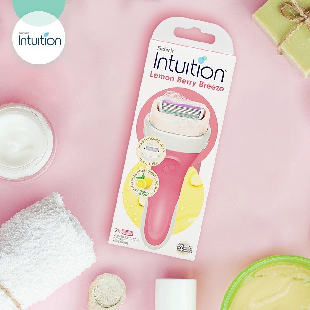  Schick Intuition Lemon Berry Breeze Razors
