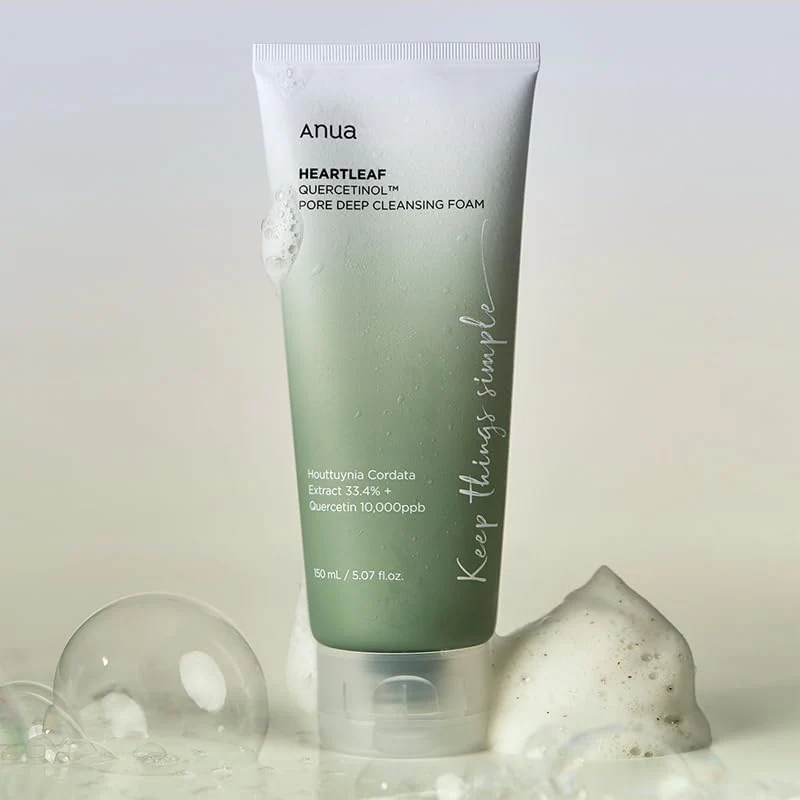 Anua Heartleaf Quercetinol Pore Deep cleansing foam 150ml/5.07 fl.oz