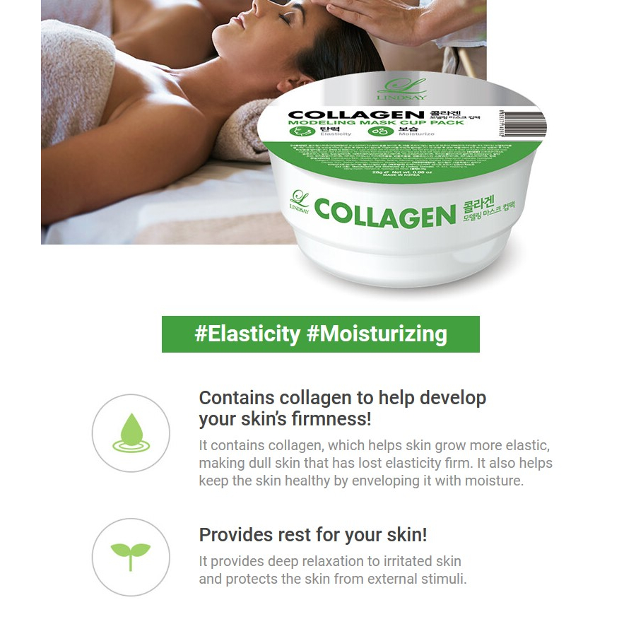 COLLAGEN Modeling mask cup pack 28g 