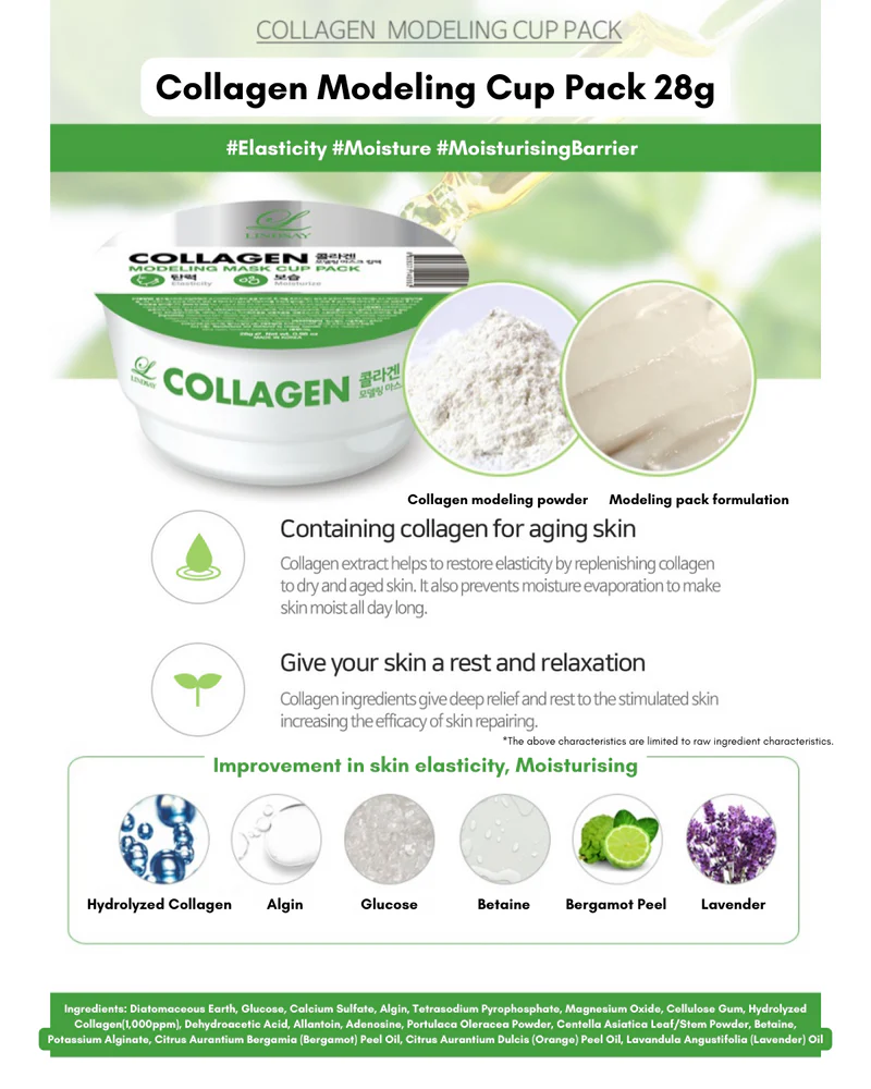 COLLAGEN Modeling mask cup pack 28g 