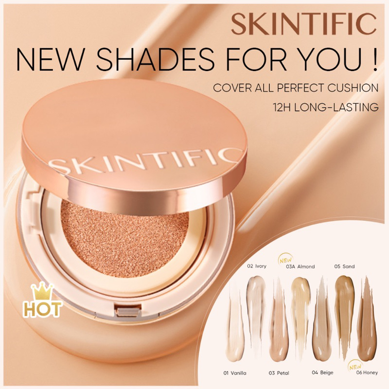 SKINTIFIC Cover All Perfect Cushion 24H Long-lasting SPF35 PA++++