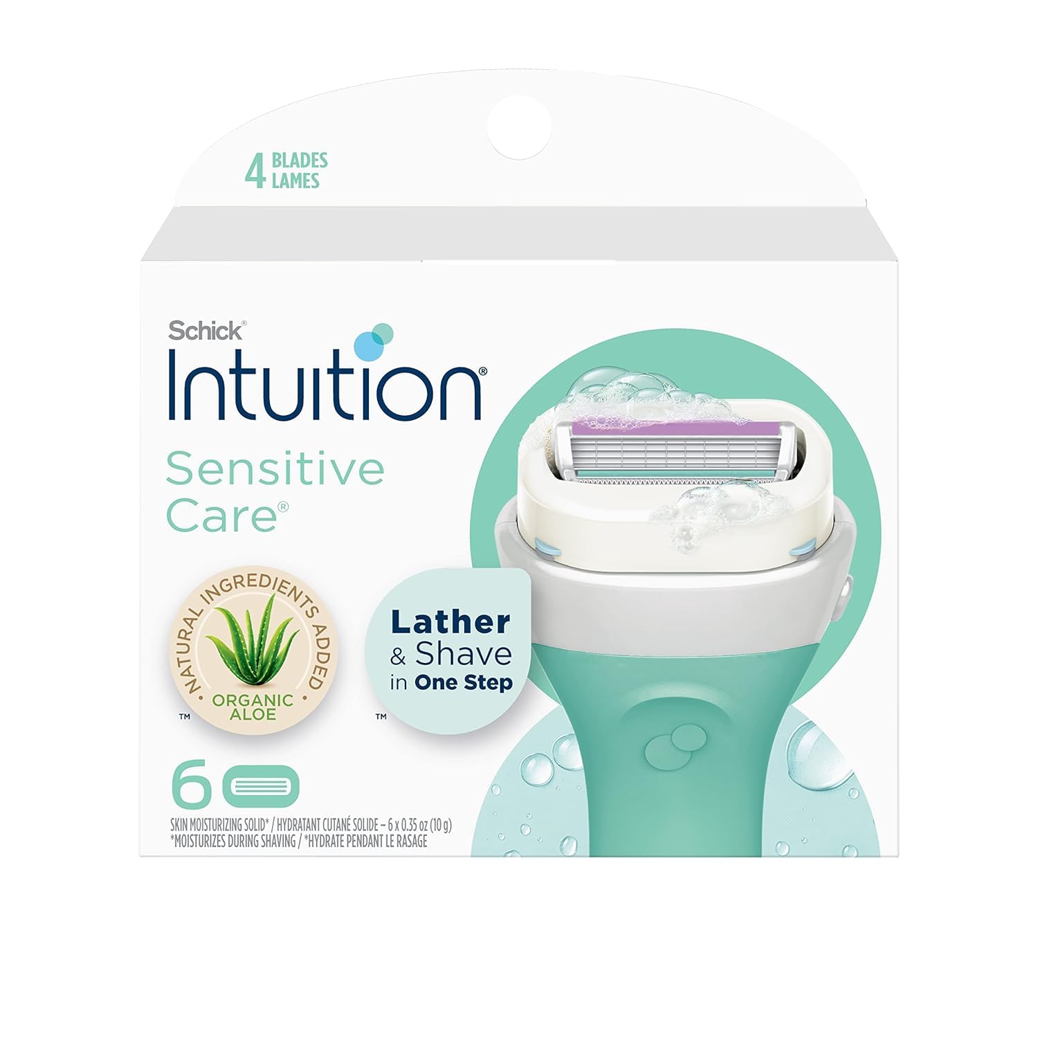 Schick Intuition Lemon Berry Breeze Razors Refill