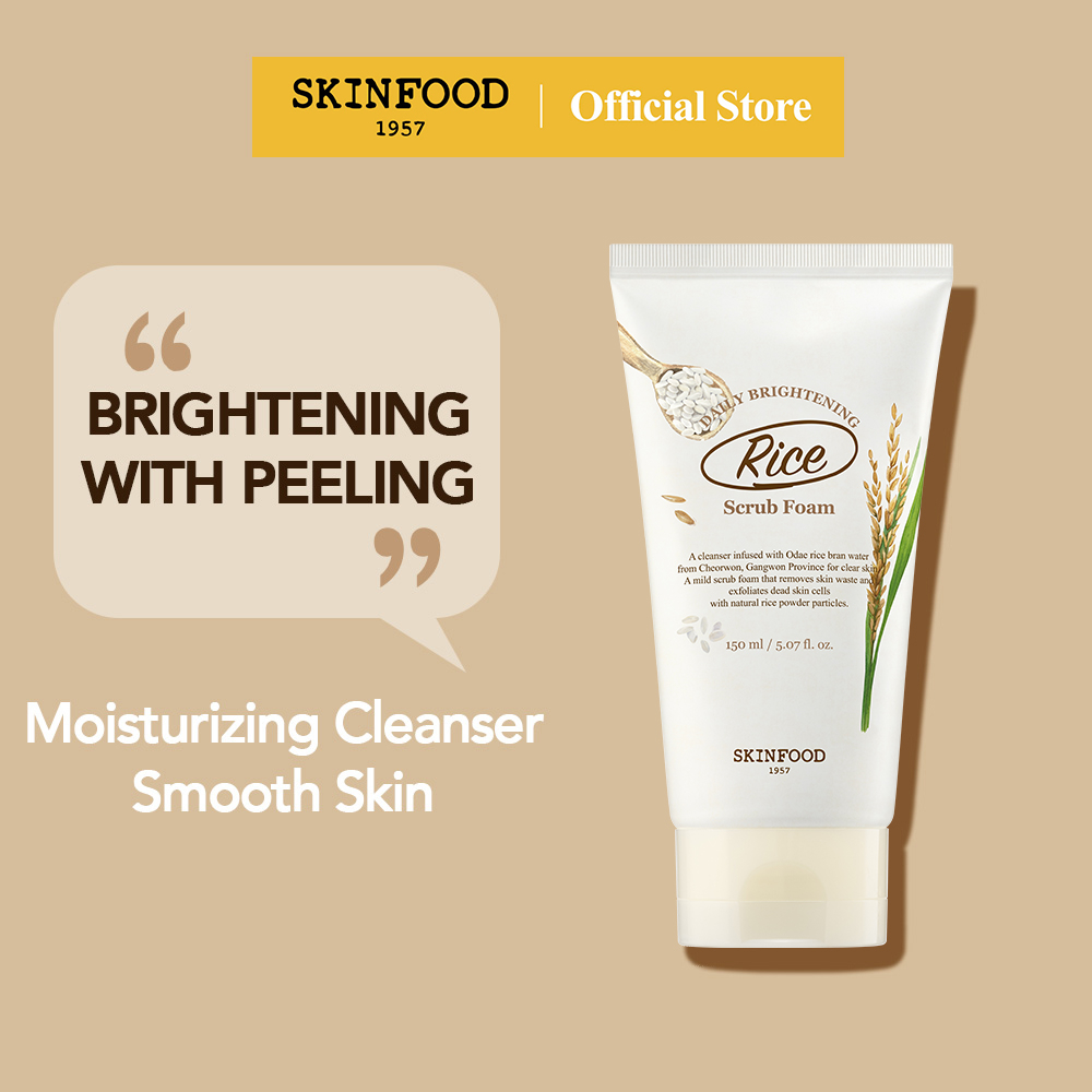 Skinfood Rice Daily Brightening Srucb Foam 150ml