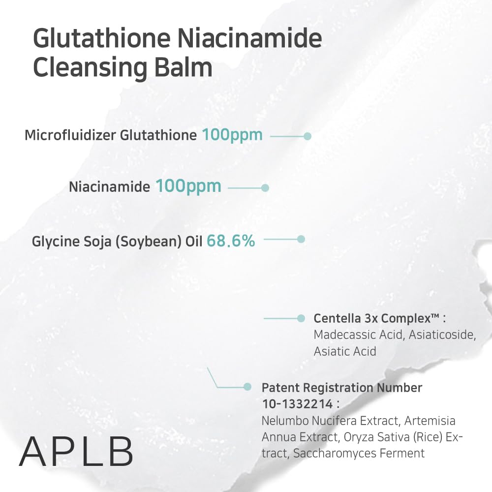 APLB Glutathione Niacinamide Cleansing Balm